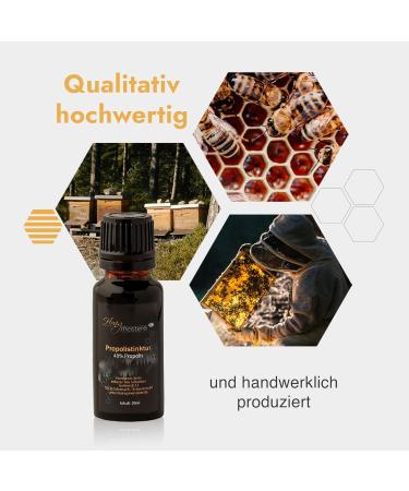 Buy Honigmeisterei Propolis Tincture 20ml - 40% Natural Propolis | Pure Additive-Free Drops from Black Forest Beekeeping - Buy Online on GoSupps.com