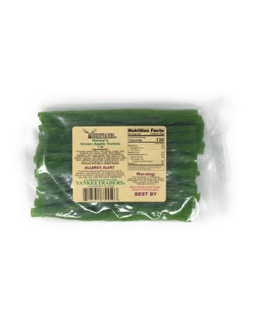 Kennys Licorice Twists, Green Apple, 1 Pound