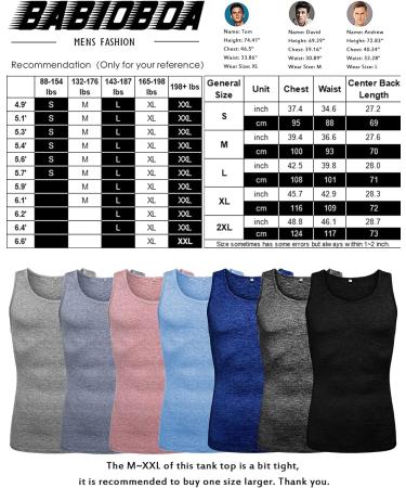 Babioboa Men's 2 Pack Workout Tank Tops - Black/Black1 (Slim Fit) Large - Buy Online on GoSupps.com