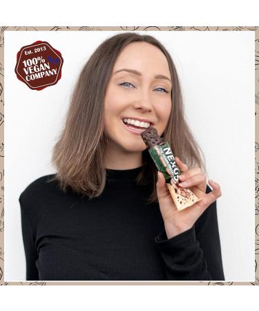 Buy Vegan Double Choco Crispy Protein Bars - 30% Protein Low Calorie High Fiber - 12x30g Nexus Protein Pack - Buy Online on GoSupps.com