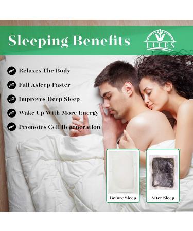 LITES Foot Pads - 60pcs Premium Organic & Natural Stress Relief | Sleep Better - Buy Online on GoSupps.com