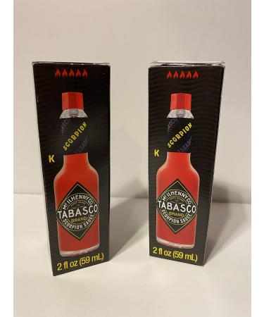 Tabasco Scorpion Sauce 2 fl. oz. TWO PACK 2 Fl Oz (Pack of 2)