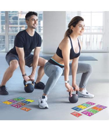 Stack 52 Kettlebell Exercise Cards - Workout Playing Cards with Video Instructions - Home Fitness Training Program for Kettlebell Moves and Conditioning Drills - 2019 Mega Pack - Buy Online on GoSupps.com