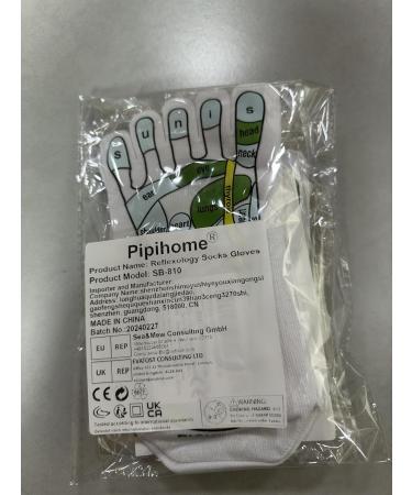 Buy Pipihome Foot Reflex Zone Socks | Acupress Massage Socks for Ultimate Relaxation International Shipping Available - Buy Online on GoSupps.com