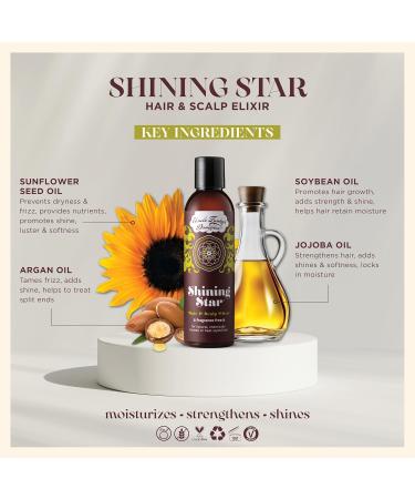 Buy Uncle Funky's Daughter Shining Star Hair & Scalp Elixir 6 oz - Nourishing Hair Treatment for Healthy Scalp | International Shipping Available - Buy Online on GoSupps.com