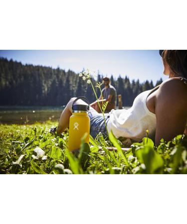 Hydroflask Wide Flex Cap Stone - Insulated Stainless Steel Water Bottle - Buy Online on GoSupps.com