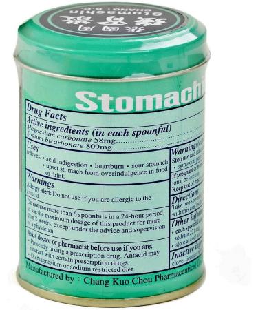Meditalent Stomachin Antacid Powder 3.3oz - Fast-Acting Relief - Buy Online on GoSupps.com