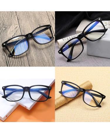 DripShip DRIP Blue Light Blocking Glasses | Computer Gaming & Anti-Eyestrain Protection - Retro Vintage Fashion Black - Buy Online on GoSupps.com