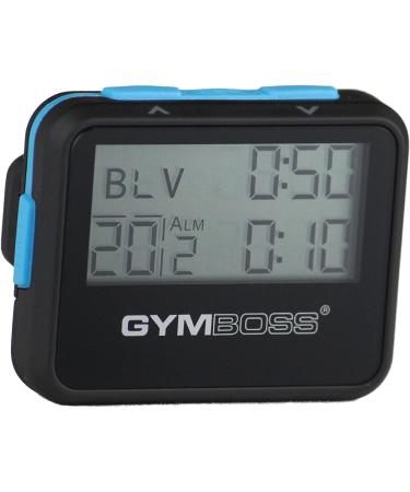 Gymboss Interval Timer and Stopwatch Bundle with Watchstrap - Black/Blue, One Size Fits All - Buy Online on GoSupps.com