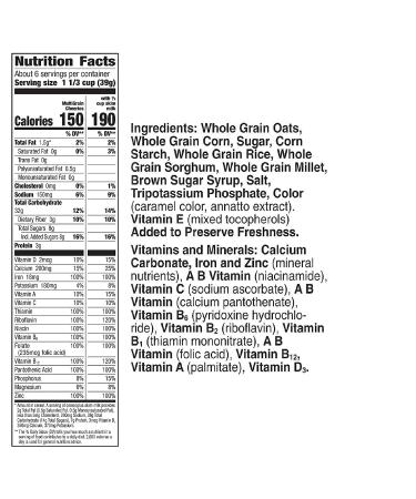 Gluten-Free Multi Grain Cheerios Cereal - 12 Oz Whole Grain Oats - Buy Online on GoSupps.com