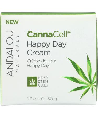 Andalou Naturals CannaCell Happy Day Cream Gluten Free Vegan 1.7 Ounce (Pack Of 1)