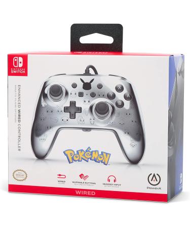 PowerA Enhanced Wired Controller - Pikachu Black & Silver for Nintendo Switch - Buy Online on GoSupps.com