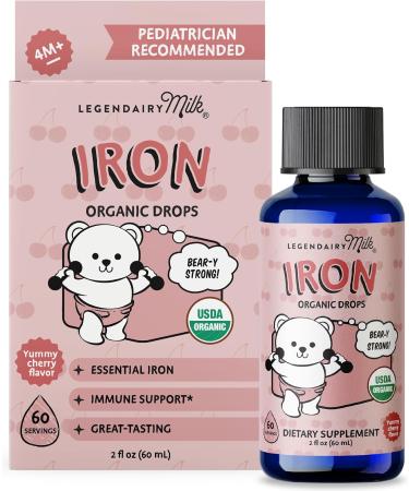 Legendairy Milk Baby Vitamin D3 K2 and Iron Drops Bundle Age 4 Months+ - Buy Online on GoSupps.com