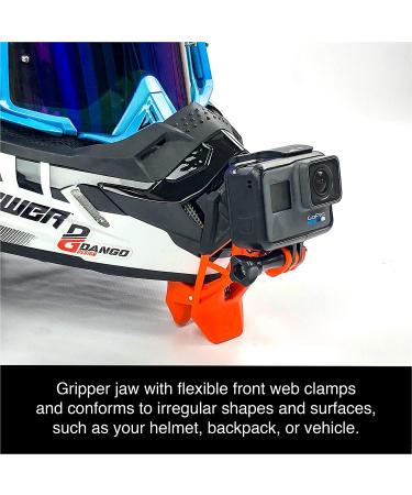 Dango Design Gripper Mount - Universal Clamp for Action Cameras | Motorcycle & Powersports Helmet Mount - Stealth Black - Buy Online on GoSupps.com