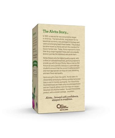 Alvita Organic Milk Thistle Herbal Tea - 24 Premium Tea Bags for Liver Health & Delicate Flavor - Buy Online on GoSupps.com