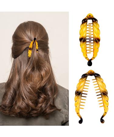 18-Piece Banana Hair Clips Set | Classic Twist Comb Accessories for Women Girls - 11/29 Teeth Ponytail Clips - Buy Online on GoSupps.com