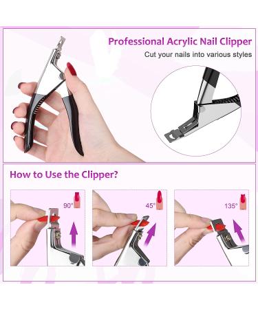 Professional Electric Nail Drill Kit - Portable Manicure & Pedicure E-File for Acrylic Nails - Pink - Buy Online on GoSupps.com