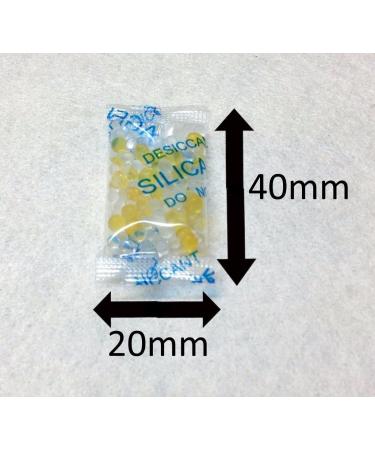 Buy Yellow Silica Gel Bags - 200 Pack for Effective Moisture Control - International Shipping Available - Buy Online on GoSupps.com
