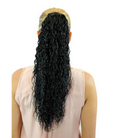 Buy WIG ME UP JL-602-1B Black Wavy Hairpiece/Braid - 50 cm with Butterfly Clip | International Shipping Available - Buy Online on GoSupps.com