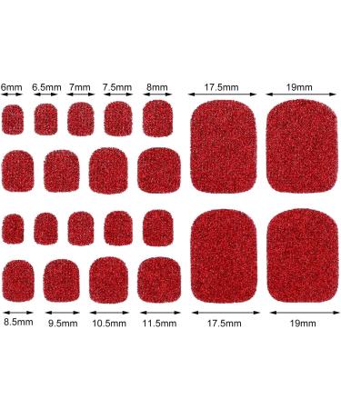 12 Sheets Glitter Toe Nail Wraps - Self-Adhesive Polish Stickers - Nail Art Decals - Manicure Kit with 12 Styles - Classic Colors for Women and Girls - Buy Online on GoSupps.com