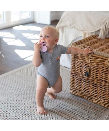 Sisilia Baby Teether | BPA-Free Silicone Octopus (Purple) - Safe and Soothing Chew Toy - Buy Online on GoSupps.com