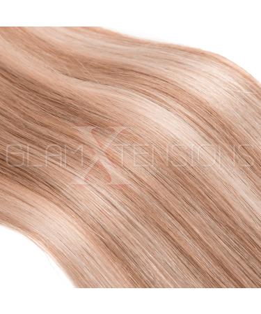 Clip In Hair Extensions | Remy Human Hair | 50cm 70g #18/613 Dark Blonde/Bright Light Blonde | Affordable Quality - Buy Online on GoSupps.com