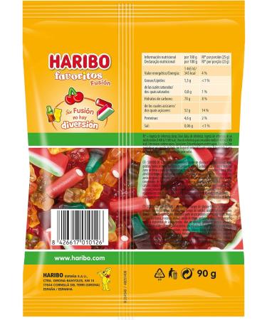  HARIBO Haribo Favorites Fusion - 18 bags x 90g (1620g) - Buy Online on GoSupps.com