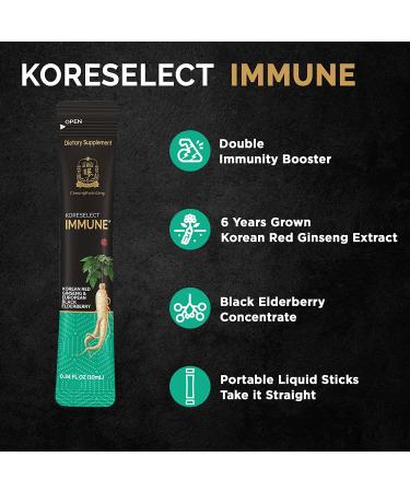 Cheong Kwan Jang Koreselect Immune - 10 Sticks (0.34 fl oz Each) | Boost Immunity Naturally - Buy Online on GoSupps.com