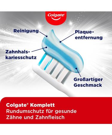 Colgate Complete Ultra White Toothpaste 12x75ml - Gentle Discoloration Removal & All-Round Protection for Healthy Teeth - Natural Tooth Whitening - Buy Online on GoSupps.com