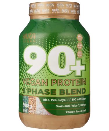 Nutrisport 90+ Protein Vegan Unflavoured 908g