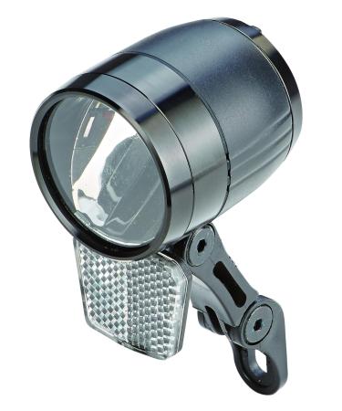 Prophete LED headlight 100 lux |Aluminum |Parking light and automatic sensor |Removable reflector |For bicycle and e-bike |Black |including flexible bracket - Buy Online on GoSupps.com