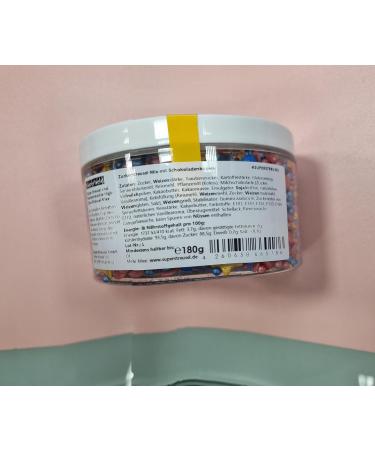 Super Sprinkle Superheld (180g) | EU Sugar Sprinkles for Cakes & Biscuits | Azo Dye-Free Streusel Mix from Hamburg - Buy Online on GoSupps.com