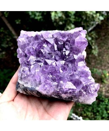 Natural Crystal Rough Natural Crystal Rough Amethyst Stones Crystal Decorative Stones Geode Irregular Amethyst Cluster Quartz Home Decor Natural Stone Home Decoration (Color : 500g Size : Mix Rando Mix random 500g - Buy Online on GoSupps.com