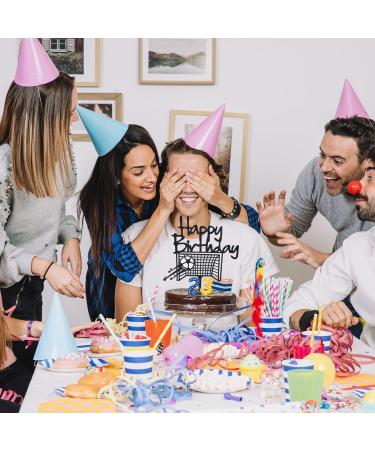 Football Cake Toppers PT Haahoos Football Birthday Decorations Soccer Sports Cake Topper Happy Birthday Cake Decorations for Boys Men Fans Birthday Anniversary Party Supplies - Buy Online on GoSupps.com