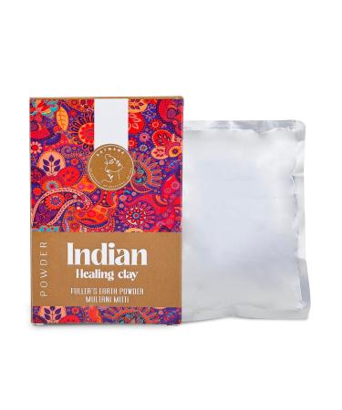 Fullers Earth Powder | Multani Mitti | Indian Healing Clay Face Mask 100g - Deep Pore Purifying & Dirt Remover for Radiant Skin - Buy Online on GoSupps.com
