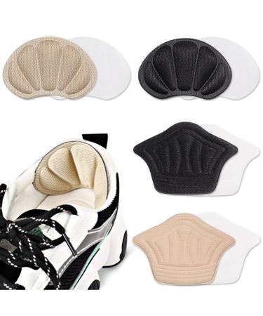 FANTESI 4 Pairs Heel Grips Shoes Pads Heel Cushions Inserts Pads Back Insoles Anti Blister Shoe Liners Heel Protectors or Women and Men