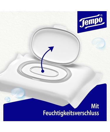 Tempo Moist Toilet Paper - Limited Edition Pampering Moment Dye-Free 16x42 Wipes - International Shipping Available - Buy Online on GoSupps.com