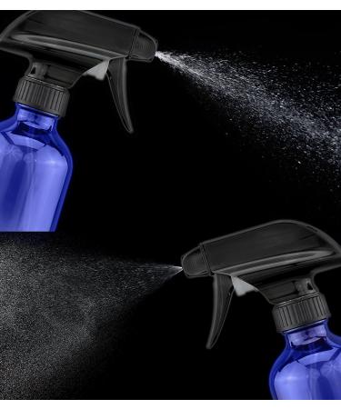 16oz Cobalt Blue Plastic Spray Bottles (6-Pack) with Heavy Duty Sprayers and Chalkboard Labels - BPA-Free PET, Ideal for Aromatherapy, DIY Cleaning, Kitchen, Hair - 16oz - Buy Online on GoSupps.com