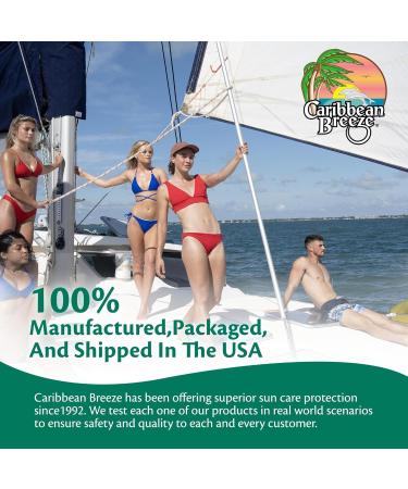 Caribbean Breeze Aloe Cooling Spray Gel | Sunburn Relief with Mango Lime & Tea Tree | Vitamin-Enriched 8.5 oz - Buy Online on GoSupps.com