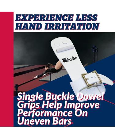 Bailie Uneven Bar Grips for Girls Gymnastics - Single Buckle Dowel Grip - Standard Width Women's Gymnastic Grips with Covey Bag 2 - Buy Online on GoSupps.com