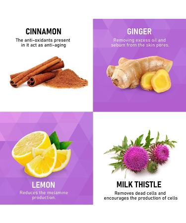 LILYMOON Glutathione Skin Lightening Pills with Vitamin C - Whitening Formula for Dark Spot Remover - Made in USA - Buy Online on GoSupps.com