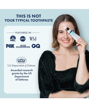 Clinically Proven Toothpaste Gel - Remove Plaque 250% Better Improve Gum Health 190% Tartar Prevention Peppermint Flavor Whitening Non-Foaming - Buy Online on GoSupps.com