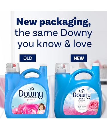 Downy Fabric Softener Liquid - April Fresh Scent 140 Fl Oz 190 Loads HE Compatible - Buy Online Now - Buy Online on GoSupps.com
