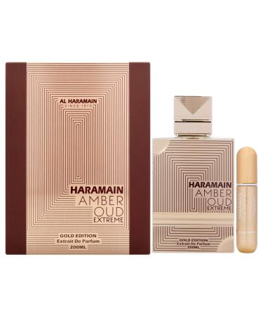 Al Haramain Amber Oud Gold Edition Extreme - Unisex Arabian Perfume for Women and Men - Long Lasting Amber Cologne for Men and Women - 6.6 oz