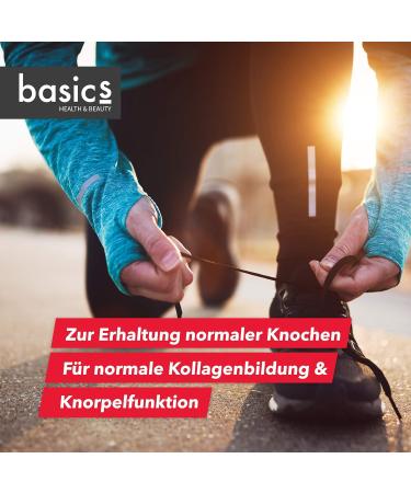 Basics Sport Vitamin Complex - High-Dose Vegan Supplement (30 x 10ml Vials) | Supports Bones & Joints with Vitamins K B12 D3 Manganese & Zinc - Buy Online on GoSupps.com