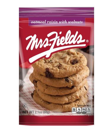 Mrs. Fields Oatmeal Raisin Walnut Cookies - 12 Pack (2.1 oz per cookie) - Buy Online on GoSupps.com