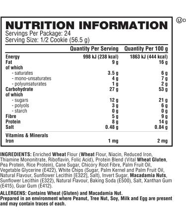 Lenny and Larry's White Chocolate Macadamia Complete Cookie 4oz (12 Pack) - Buy Online on GoSupps.com
