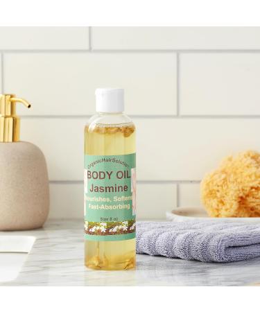 Organic Hair Solution- NOURISHING BODY OIL WITH (Jasmine)-Plant-based Formula Dry Skin Moisturizer & Hydrating Body Massage Oil for Radiant & Healthy Glow Nourishing After Shower-For All skin - Buy Online on GoSupps.com