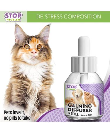 Beloved Pets Cat Calming Diffuser - Feline Calm Pheromones for Stress Relief & Anxiety Reduction | Anti-Anxiety Products for Cats | Helps with Aggression, Peeing Outside the Litter Box, and Behavioral Issues - Buy Online on GoSupps.com