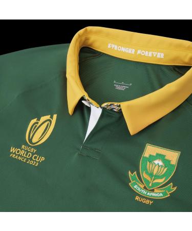 2023 RWC Springbok Stadium Jersey | Men's Rugby T-Shirt & Polo Shirt | International Shipping Available - Buy Online on GoSupps.com